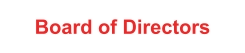 Board of Directors